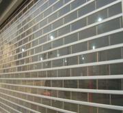 卷簾門_鋁型材水晶卷簾門